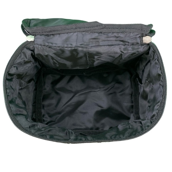 Nadia Rima Black and White Houndstooth Print Collapsable Makeup Bag - Picture 11 of 15